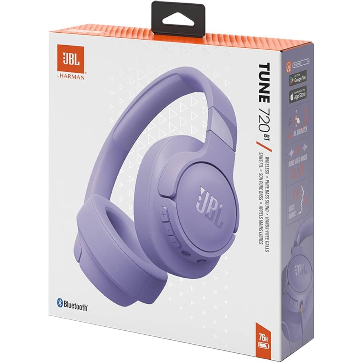 سماعة JBL Tune 720BT – لاسلكية مع صوت JBL Pure Bass