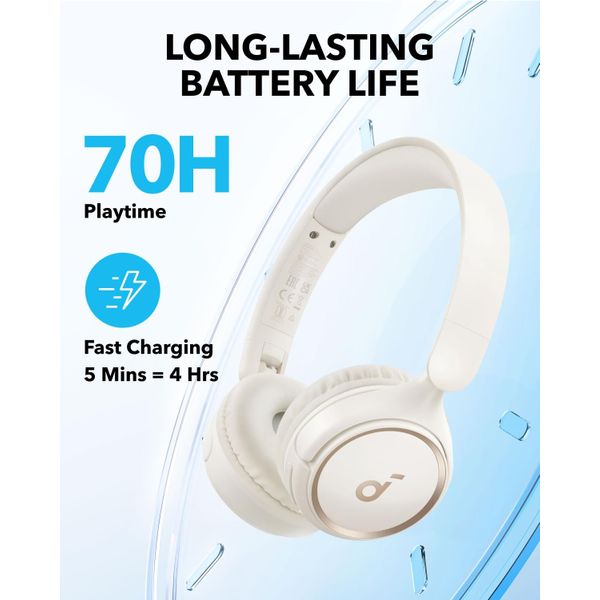 سماعة Anker Soundcore H30i – لاسلكية خفيفة مع Bass قوي