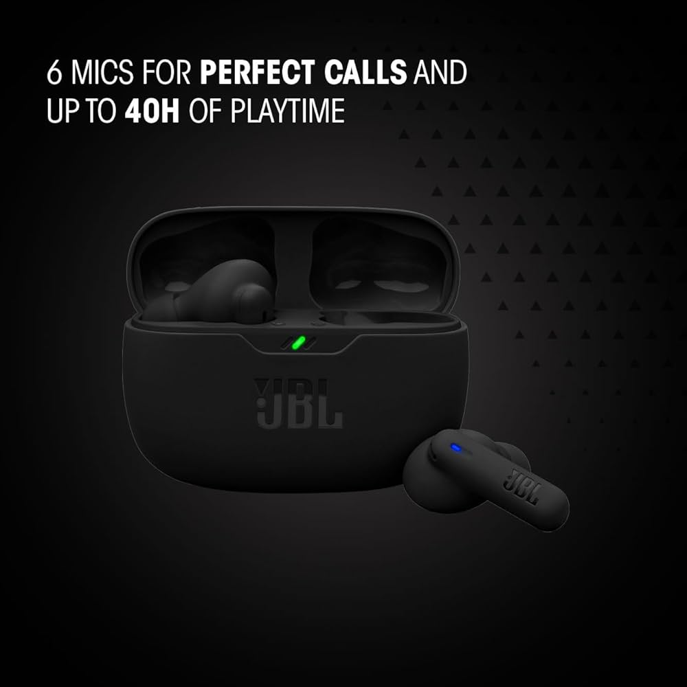 سماعة JBL Wave Beam 2 – لاسلكية داخل الأذن مع صوت نقي وباس قوي