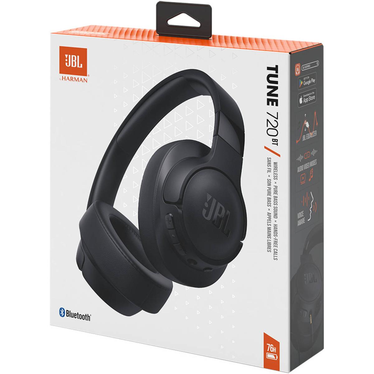 سماعة JBL Tune 720BT – لاسلكية مع صوت JBL Pure Bass