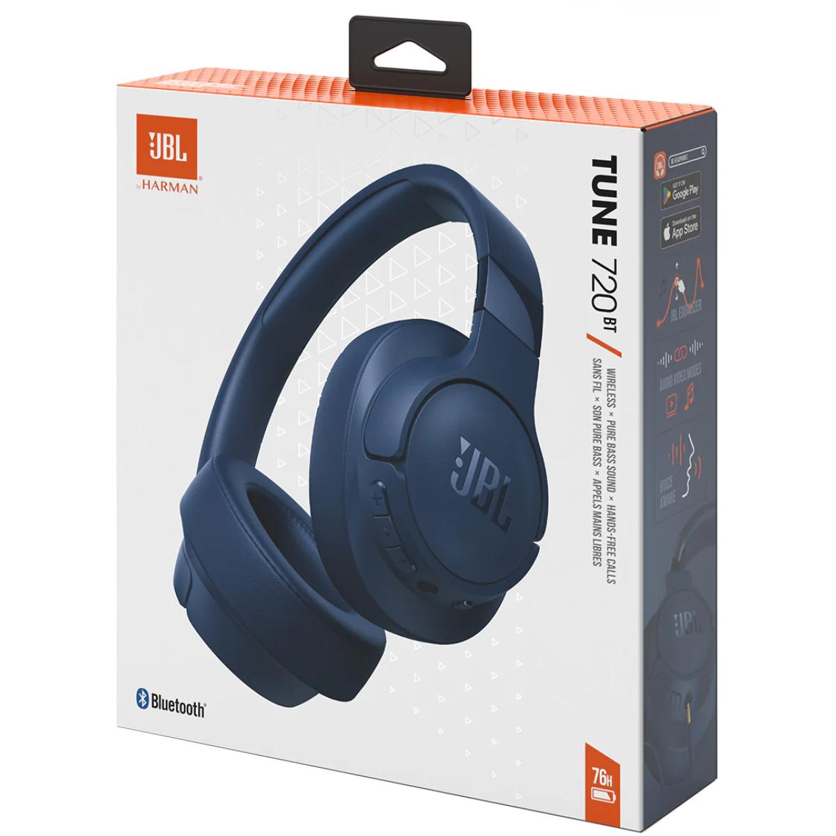 سماعة JBL Tune 720BT – لاسلكية مع صوت JBL Pure Bass